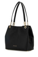 Michael By Michael Kors Black Leather Large Kensington Shopping Bag