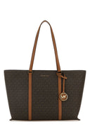 Michael By Michael Kors Printed Canvas Temple Shopping Bag