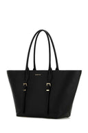 Michael By Michael Kors Black Leather Moore Shopping Bag