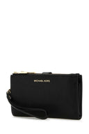 Portafoglio in pelle nera Michael By Michael Kors