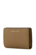 Michael By Michael Kors Cappuccino Leather Wallet