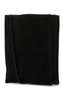 The Row Black Nabuk Small To Go Crossbody Bag