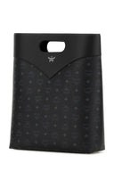 Mcm Printed Canvas Shopping Bag