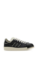 Y3 Yamamoto Black Leather Y 3 Superstar Sneakers