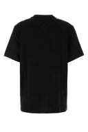 Maglietta in cotone nero MCM