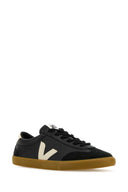Veja Black Leather Volley O.T. Sneakers