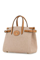 Valentino Garavani Two Tone Canvas Antibes Handbag