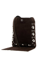 Valentino Garavani Brown Suede Small Nellcã´Te Crossbody Bag