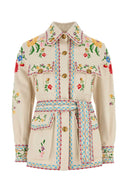 Valentino Garavani geborduurde denim blazer