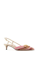 Valentino Garavani Multicolor Crochet V Logo Pumps
