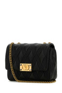 Valentino Garavani Black Nappa Leather Medium Quiltie 67 Shoulder Bag