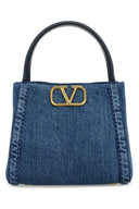 Valentino Garavani Denim Small Alltime Handbag