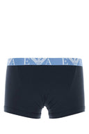 Emporio Armani Dark Blue Stretch Cotton Boxer Set