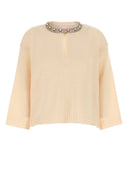 Valentino Garavani Cream Wool Sweater