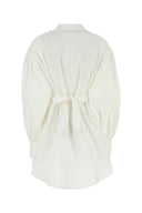 Valentino Garavani White Cotto Blend Shirt Dress