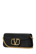 Valentino Garavani Black Leather Locã² Handbag