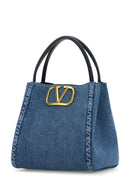 Valentino Garavani Denim V Logo Handbag