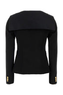 Alessandra Rich Black Wool Blazer