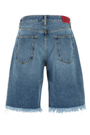Alessandra Rich Denim Bermuda Shorts