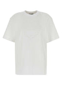 Ganni White Cotton T Shirt