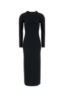 T By Alexander Wang Black Stretch Nylon Dress