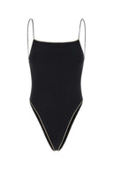 Costume da bagno in nylon elasticizzato nero Oseree