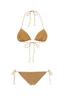 Oseree Gold Nylon Blend Lumiere Bikini