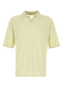 Auralee Pastel Green Wool Polo Shirt