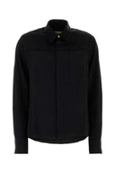 Ami Black Acetate Blend Shirt