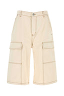 Ami Sand Denim Bermuda Shorts