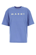 Marni Cerulean Blue Cotton T Shirt