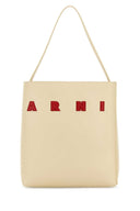 Marni Ivory Leather Medium Museo Sac à bandoulière
