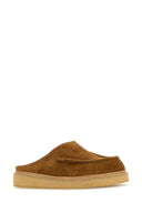 Marni Camel Suede Slippers