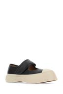 Marni Black Leder Mary Jane Sneakers
