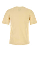 Camiseta de algodón de crema de burberry