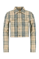 Chaqueta de mezclilla bordada de Burberry