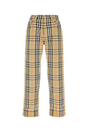 Pantalón de lona bordado burberry