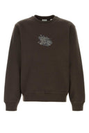 Burberry Brown Cotton Blend Sweatshirt