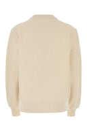 Sudadera de mezcla de algodón de arena de Burberry