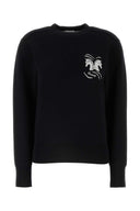 Burberry Black Stretch Wool Blend Sweater