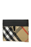 Titular de la tarjeta de lienzo E impreso en Burberry