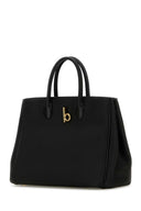 Burberry Black Leather Small Rocking Horse Handbag