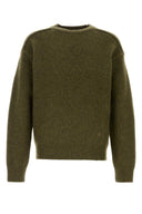 Burberry Olive Green Wool Blend Sweater