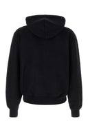Sudadera de mezcla de algodón negro de Burberry