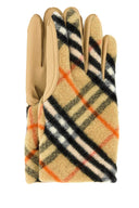 Guantes de cuero burberry beige