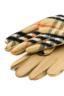 Guantes de cuero burberry beige