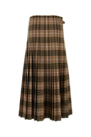 Burberry Embroidered Polyester Blend Skirt