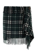 Burberry Borded Wool Blend Mini falda