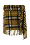Burberry Borded Wool Blend Mini falda