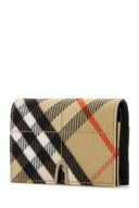 Titular de la tarjeta de lienzo bordado de Burberry